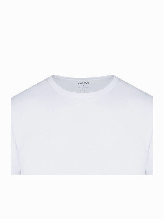 Men's Undershirts Short-sleeved in White Color 2Pack