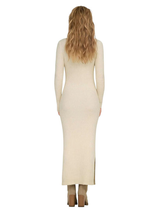 Katia Maxi Knitted Dress Ecru