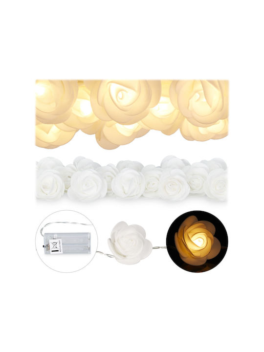 Relaxdays Γιρλάντα Φωτισμού LED 3.3m με 20 Λάμπες