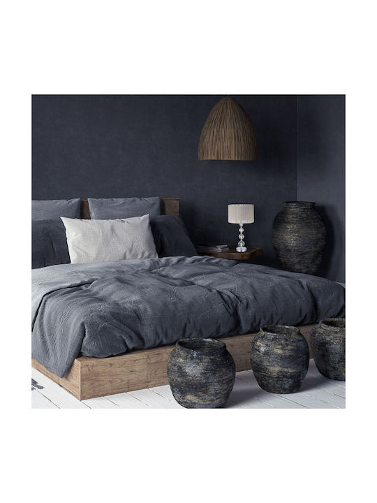 Relaxdays Cristal Lampă de masă pentru Soclu E27 cu Abajur Argintiu și Bază