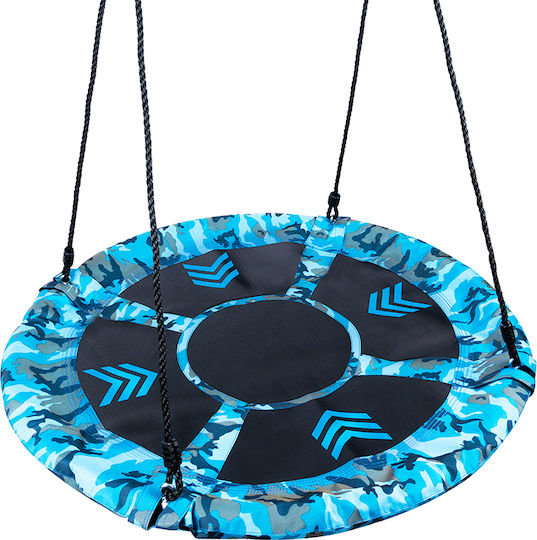 Metal Hanging Swing 100x100x100cm Blue