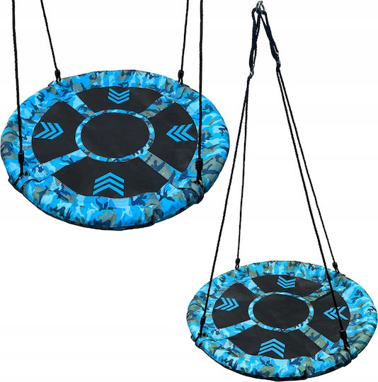 Metal Hanging Swing 100x100x100cm Blue