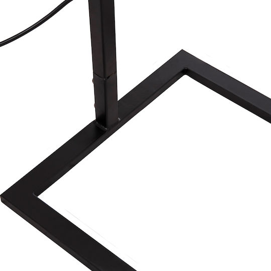 HomeMarkt Floor Lamp H170xW1cm. with Socket for Bulb E27 Black