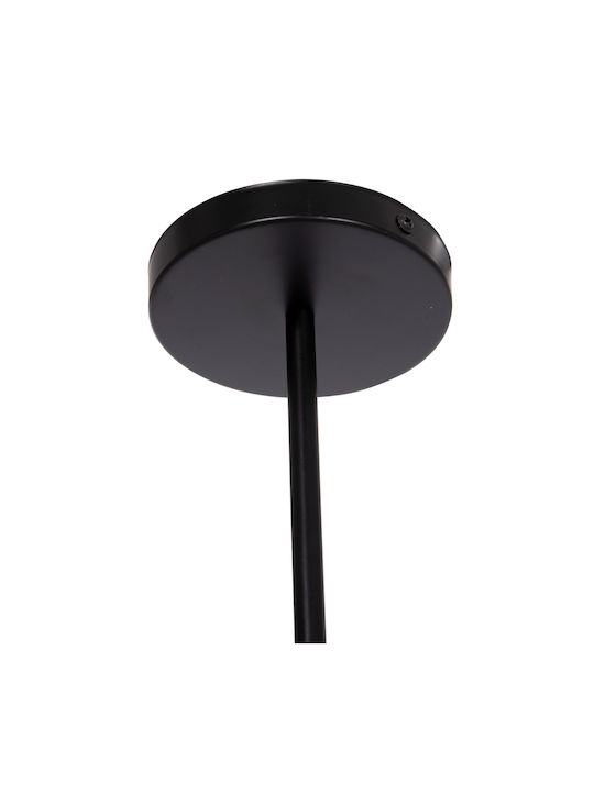 HomeMarkt Lighty Black Ceiling Light For 4 E27 Bulbs 57x5x52cm
