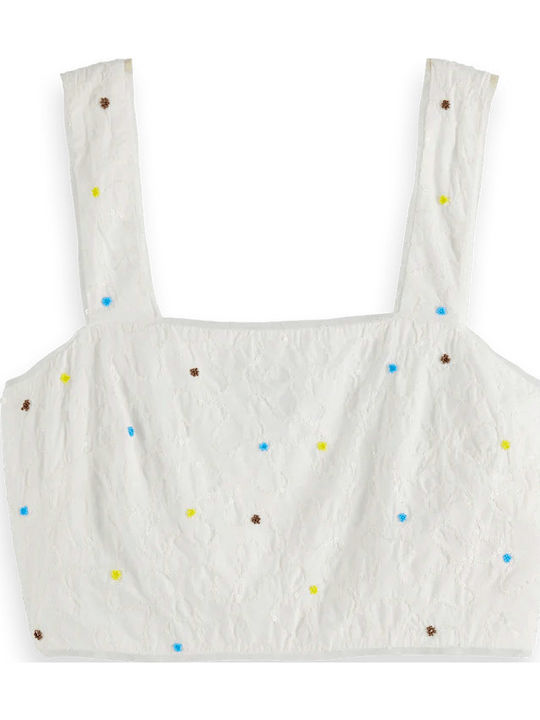 Γυναικείο Crop Top Άσπρο