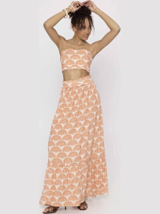 Suki Women's Summer Crop Top Linen Floral Floral