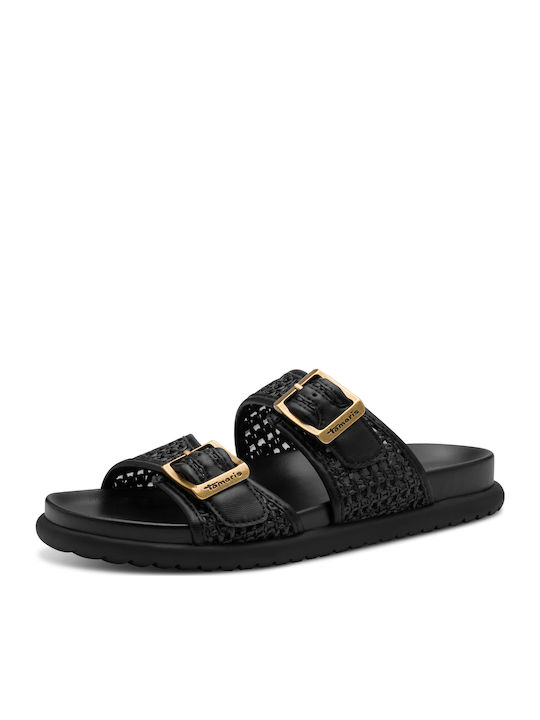 Flache Sandalen für Damen Anatomisch in Schwarz Farbe