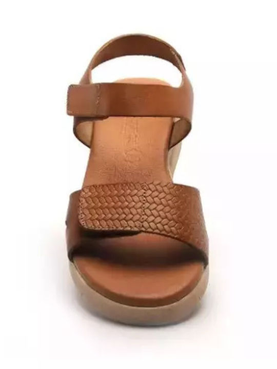 Sandale Casual Damă Din Piele Maro