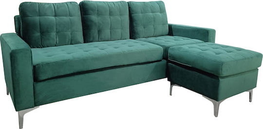 Blaze Ecke Sofa mit Umkehrbarer Winkel Grün 190x128x82cm