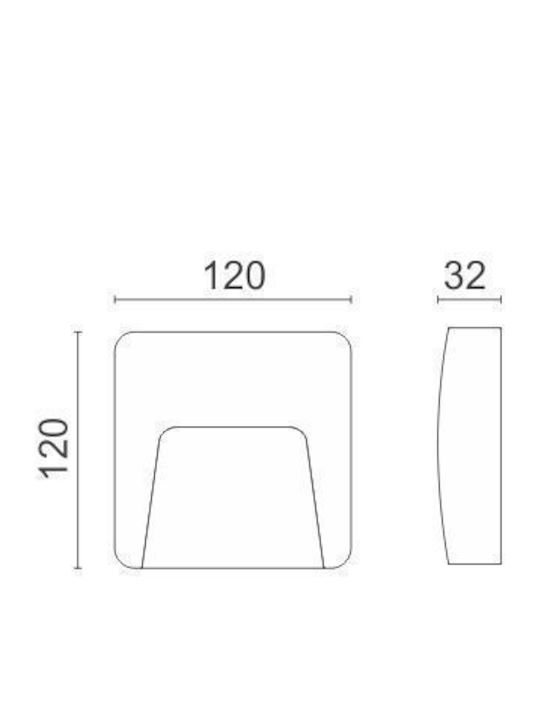 Spot Light Lampă De Tavan Etanșă Led Încorporat 3W Spot Light Lampă De Tavan Etanșă Led Încorporat 3W
