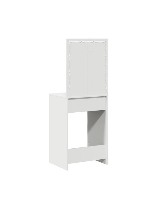 Schminktisch Hölzern White 50x41x135cm