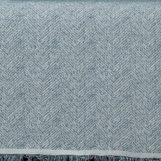 Cotone Castelo Ριχτάρι Τριθέσιου Καναπέ 170x300εκ. Πετρόλ