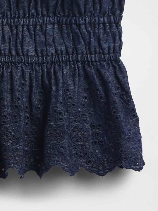 Summer Mini Dress Medium Wash