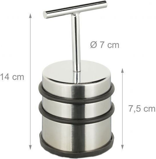 Türstopper Rostfreier Stahl Silber 1Stück