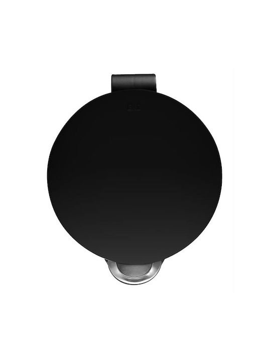 Eko Coș Serene De Gunoi Din Oțel Inoxidabil Cu Pedală Negru 30lt