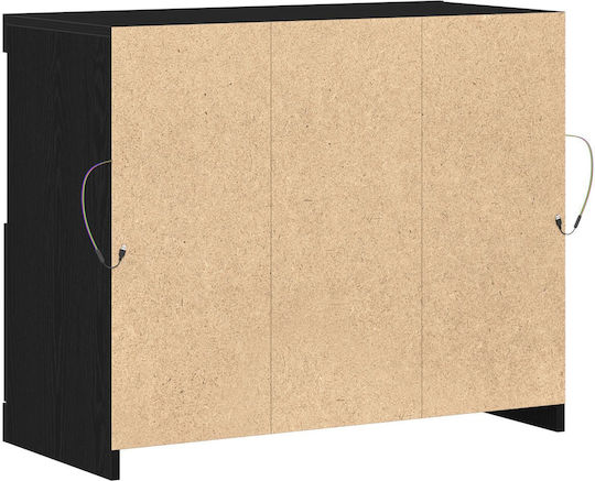 Мебели за съхранение дървен Black Oak 81x37x67см