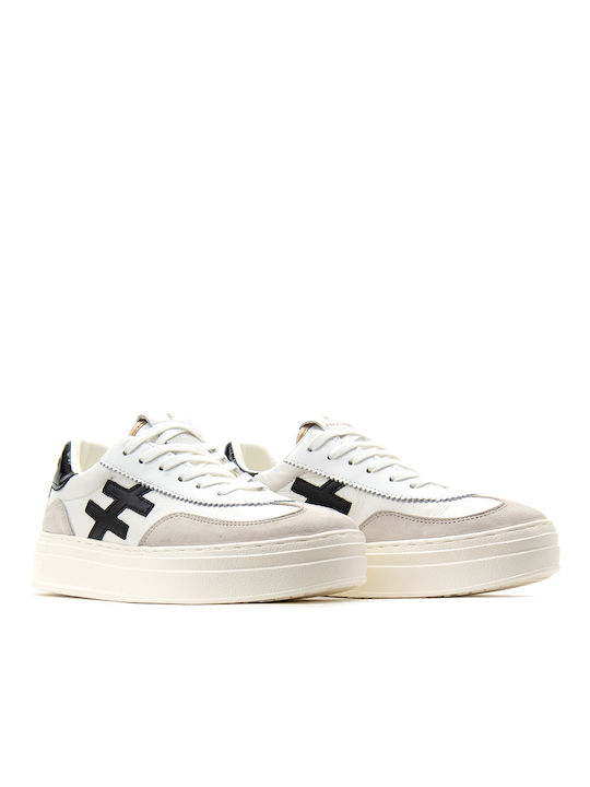 Sneakers Γκρι-λευκο-μαυρο