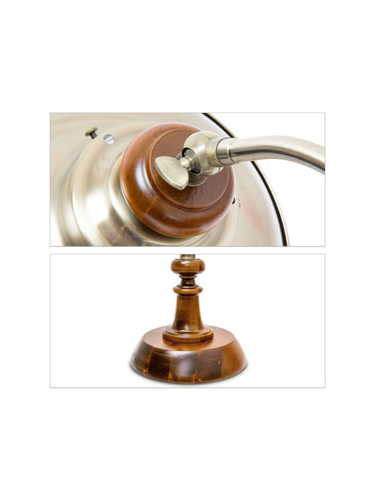Relaxdays Lampa de podea Î175cm. cu Soclu pentru Bec E27 Maro