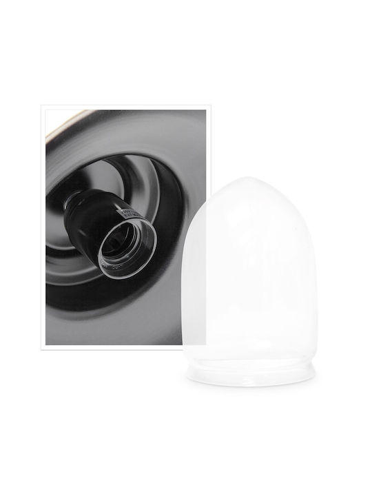 Relaxdays Lampa de podea Î175cm. cu Soclu pentru Bec E27 Maro