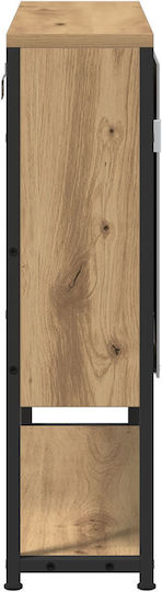 vidaXL Rectangular Bathroom Mirror made of Stainless Steel 60x16cm Brown