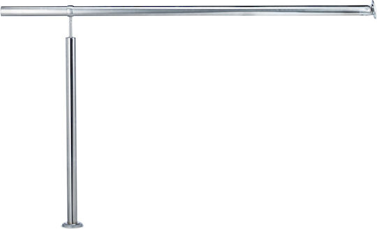 Stainless Steel Balustrade Relaxdays Silver H 80 Cm L 150 Cm