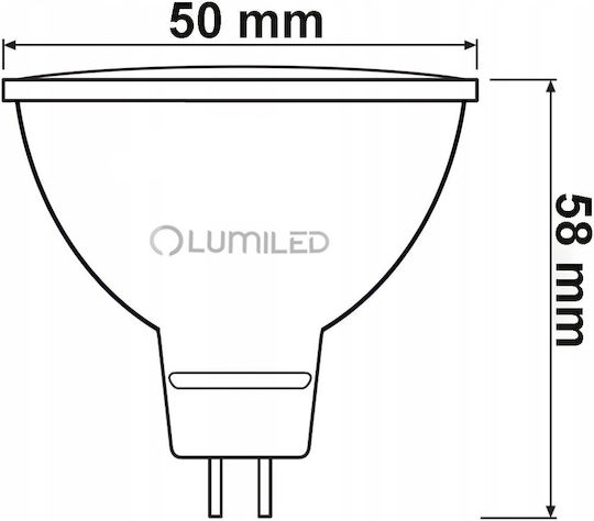 Aigostar Bec LED 6W și Formă MR16 Alb rece 580lm