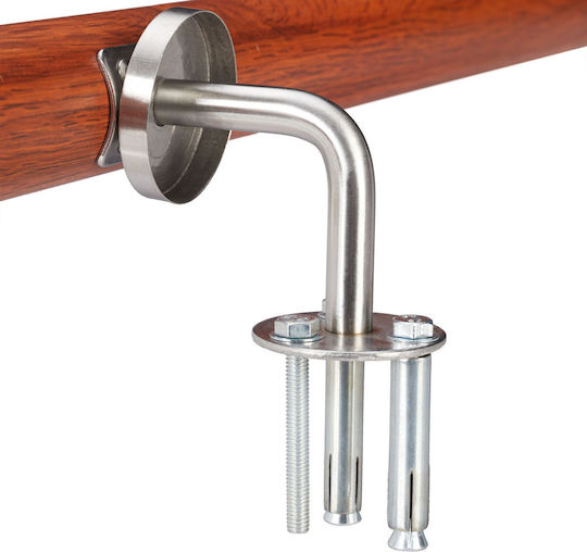 Aluminum Balustrade Oak Look Relaxdays Brown 150 Cm