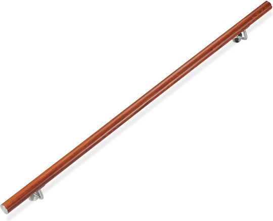 Aluminum Balustrade Oak Look Relaxdays Brown 100 Cm