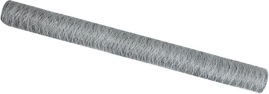 vidaXL Hexagonal Fencing Wire Fencing Galvanized Set Silver 1.6x10m