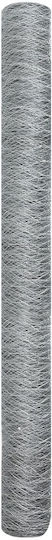 vidaXL Hexagonal Fencing Wire Fencing Galvanized Set Silver 1.6x10m