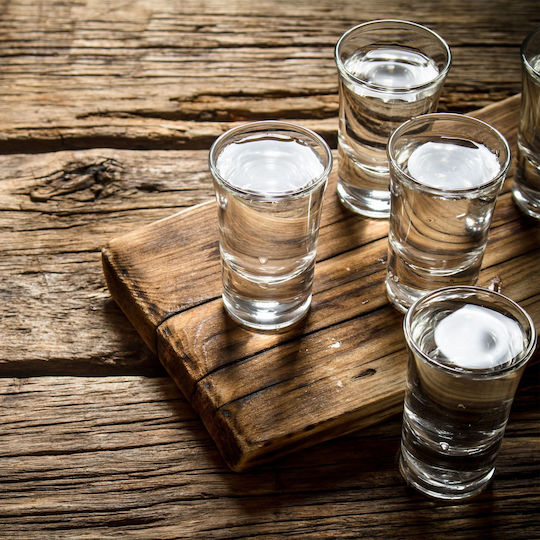 Relaxdays Pahare de shot din Sticlă 40ml 6buc