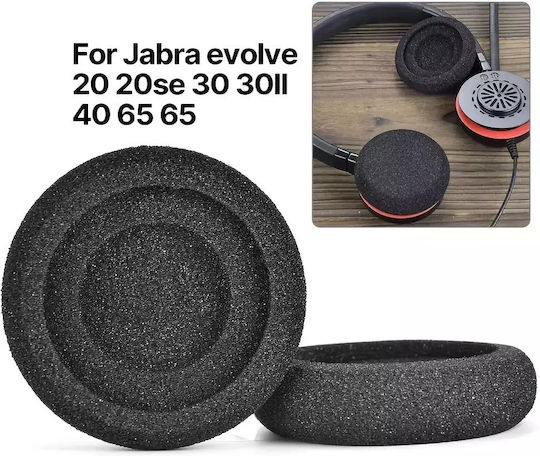 Ανταλλακτικά Μαξιλαράκια Jabra Evolve Ζεύγος Μαύρα Συμβατά