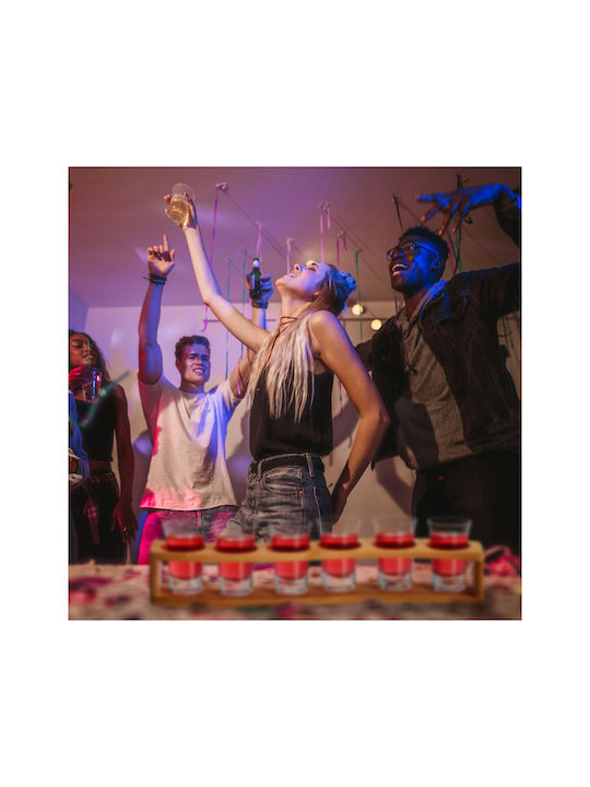Relaxdays Pahar de shot din Bambus în Culoarea Bej