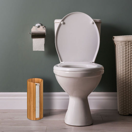 Relaxdays Paper Holder Bamboo
