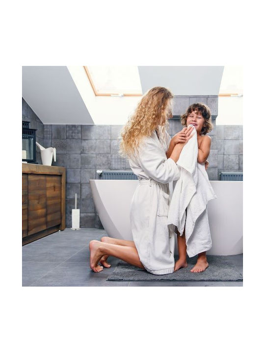 Relaxdays Χαρτοθήκη Μεταλλική Ασημί 4052025279691