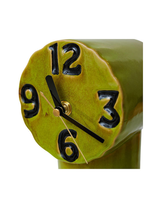 HK Living Tabletop Clock with Indicators Green ACL0003