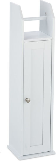 Relaxdays Paper Holder Metallic White