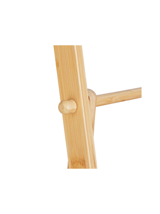 Relaxdays Raft de haine de Baie Simplu ​31.5x31.5cm Maro