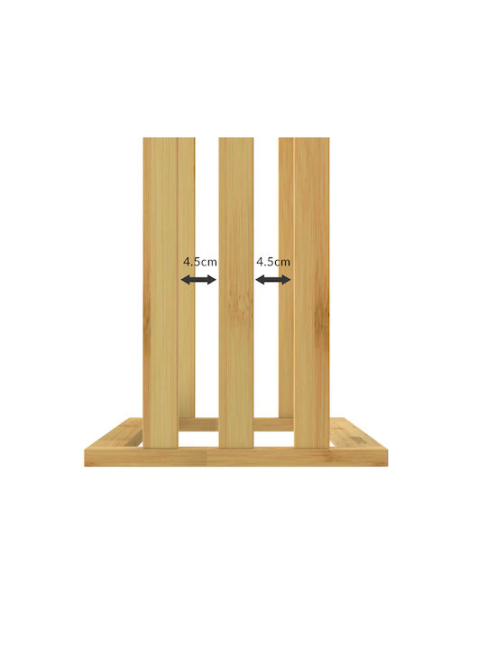 Deuba Raft de haine de Baie Simplu ​46x24cm Inox Gri