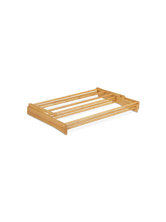 Relaxdays Raft de haine de Baie Simplu ​36x36cm Argintiu