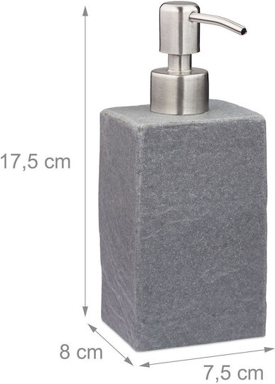 Relaxdays Dispenser Κουζίνας Πλαστικό Γκρι 200ml