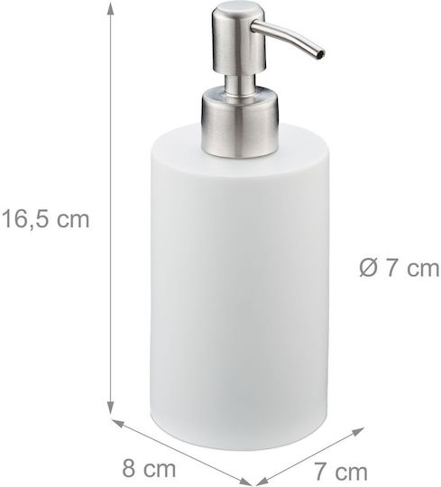 Relaxdays Dispenser Κουζίνας Πλαστικό Γκρι 180ml