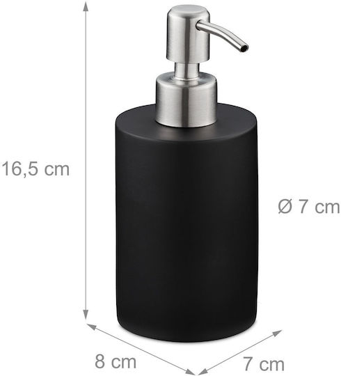 Relaxdays Dispenser Bucătărie Plastic Gri 180ml