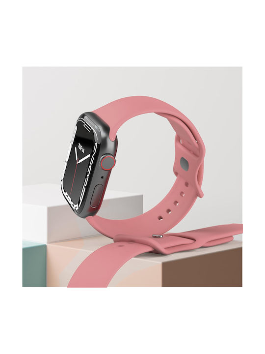 Techsuit Armband Rosa (Apple Watch (1-10, SE, SE 2) - Apple) Techsuit Armband Rosa (Apple Watch (1-10, SE, SE 2) - Apple)