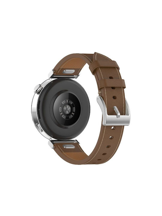 Techsuit Λουράκι Καφέ (Huawei Watch GT4/GT5 41mm / GT5 Pro 42mm)