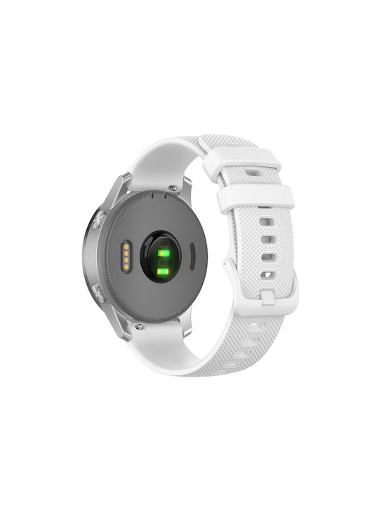 Techsuit Armband Rostfreier Stahl Weiß (Huawei Watch GT4/GT5 41mm / GT5 Pro 42mm)