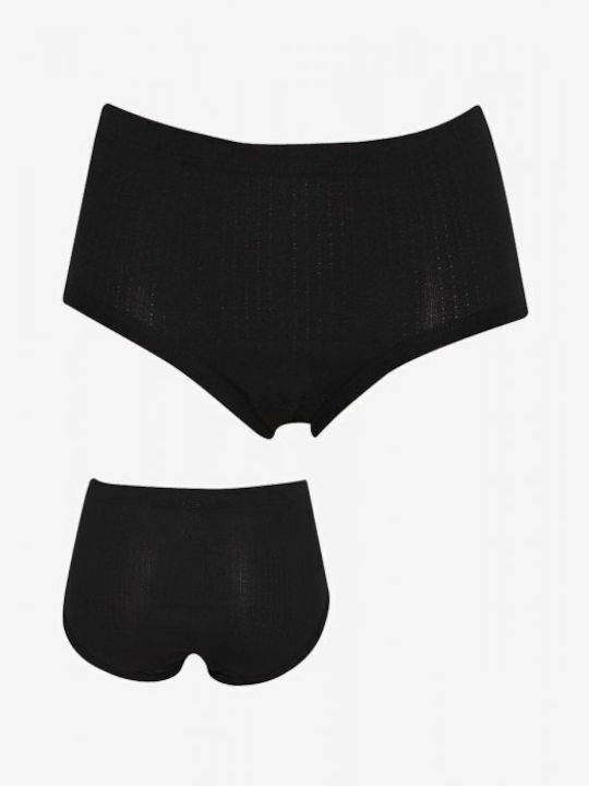 Памучни Висока талия Дамско Slip 3Pack White