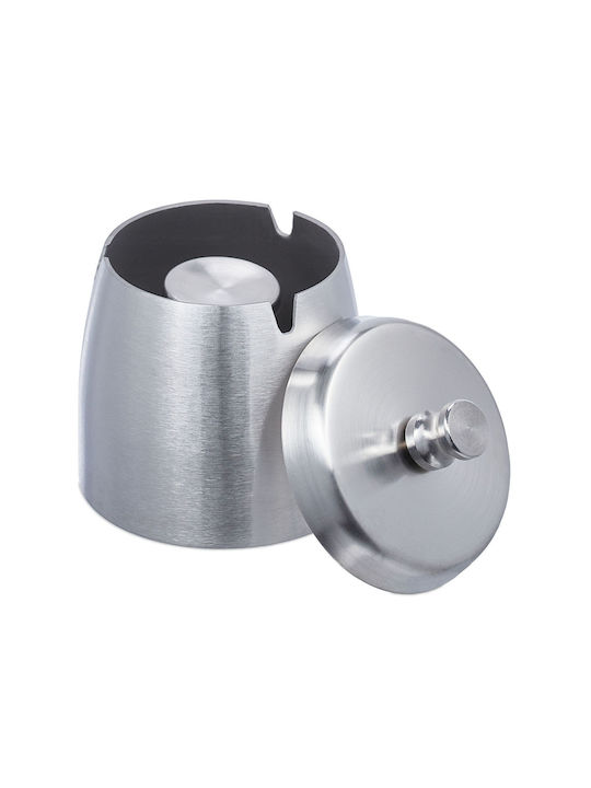 Stainless Steel Ashtray Lid Wind-resistant Modern Gray 9 X 7.5 Cm Stainless Steel Ashtray Lid Wind-resistant Modern Gray 9 X 7.5 Cm