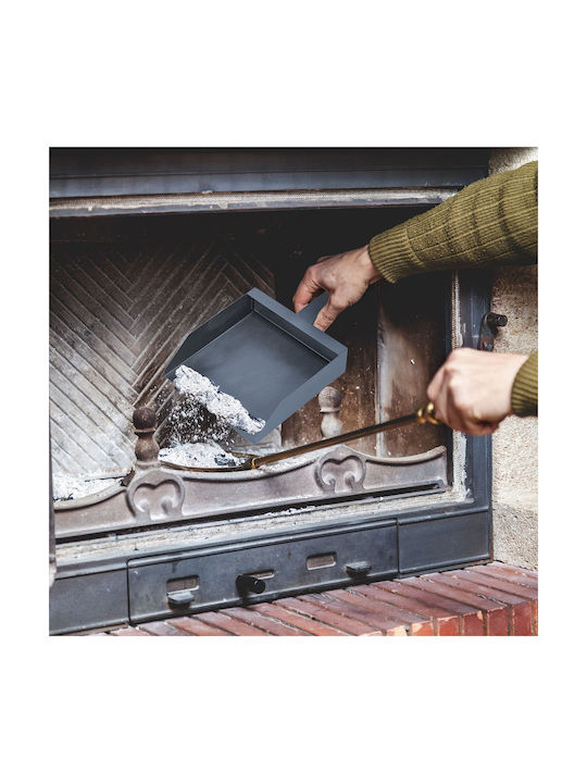 Metallic Ashtray Short Handle Dark Gray