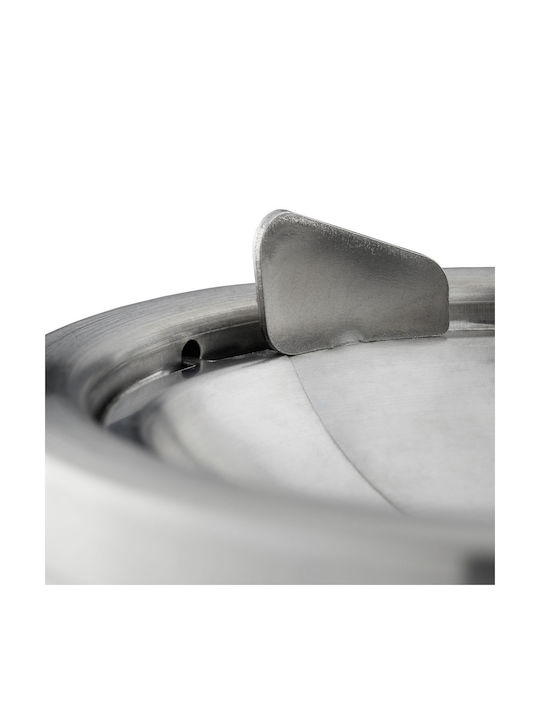 Windproof Ashtray Lid Made Stainless Steel Relaxdays